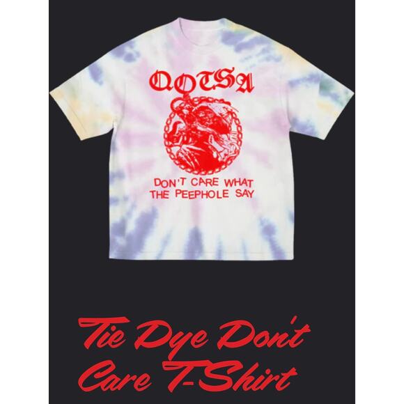 Queens of the Stone Age Tie Dye Don’t Care Tshirt Mens M - Picture 1 of 3